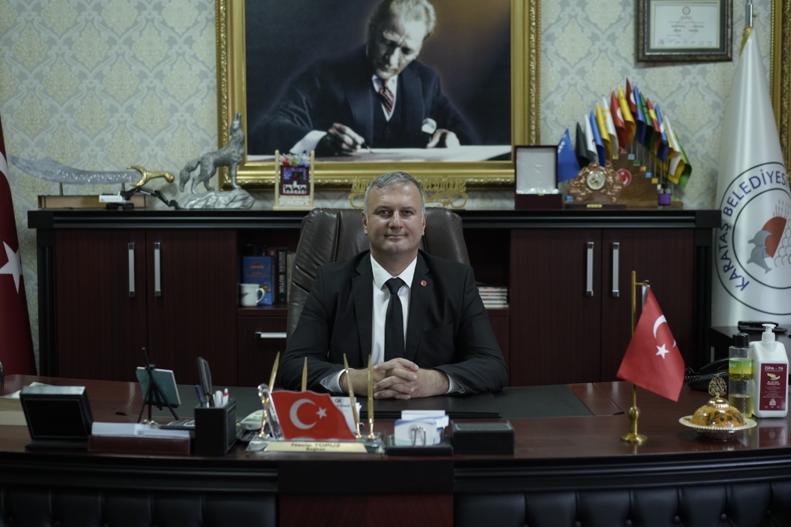 Karataş Belediye Başkanı Necip Topuz 30 Ağustos Zafer Bayramı Dolayısı ile bir mesaj yayımladı. 