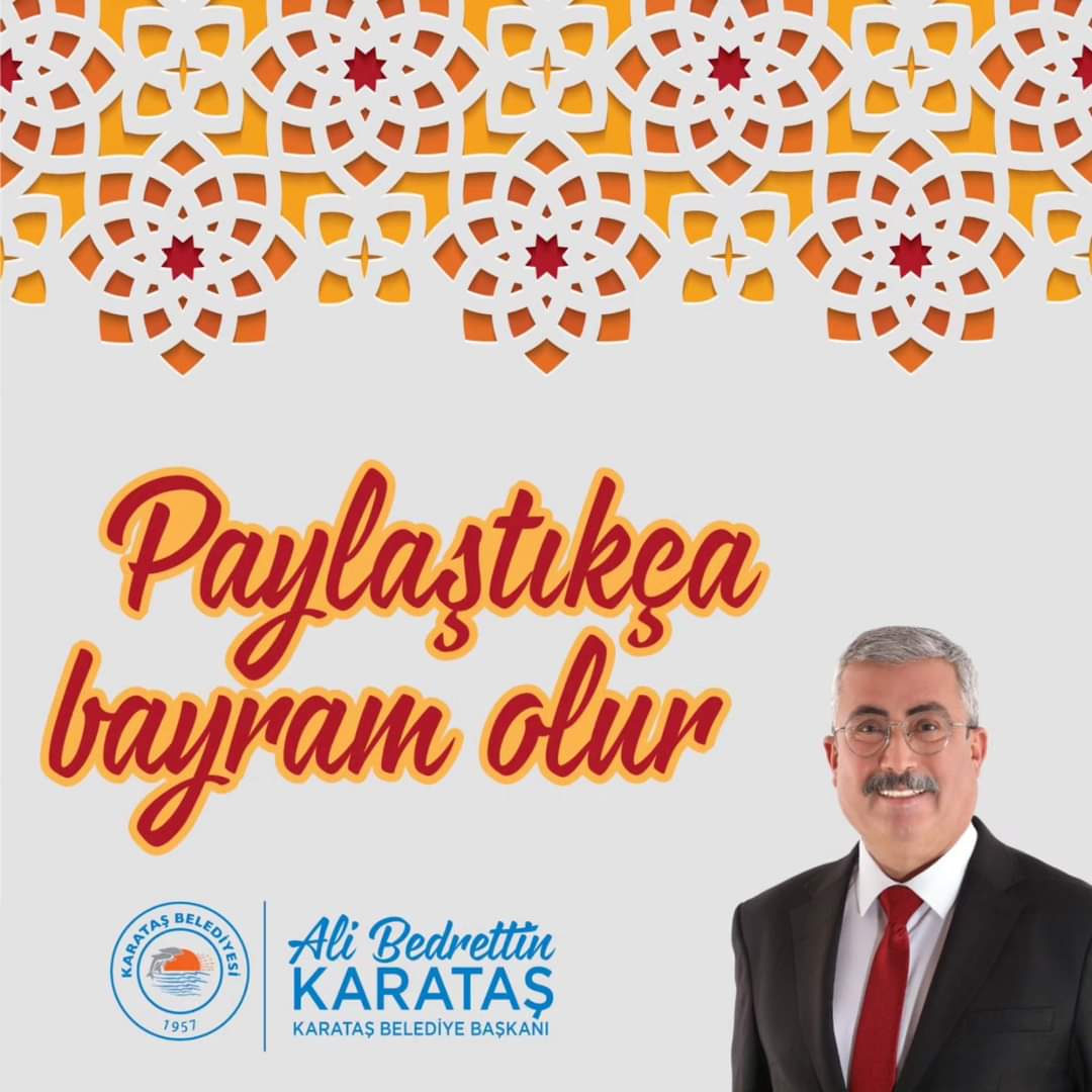 BELEDİYE BAŞKANIMIZ ALİ BEDRETTİN KARTAŞ KURBAN BAYRAMI KUTLAMA MESAJI YAYINLADI 